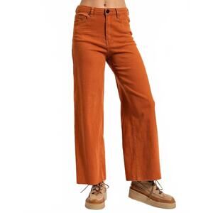 NEW EASEL kiki twill pants in brick